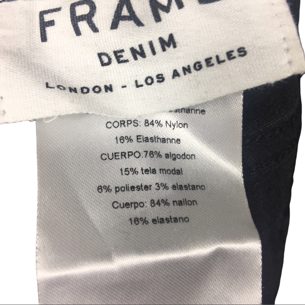 Frame Denim Dark Indigo Maternity Ankle Jeans - Picture 8 of 10